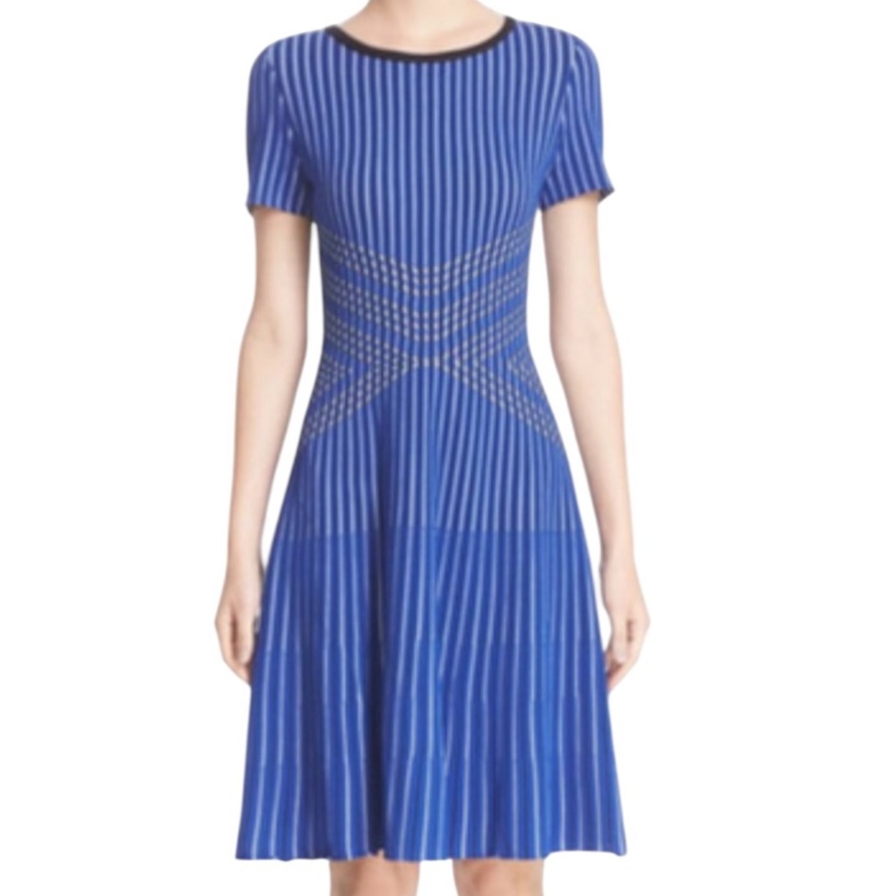 St John Atlantis Fit Flare Knit Dress Blue
Size 2 - Picture 2 of 12